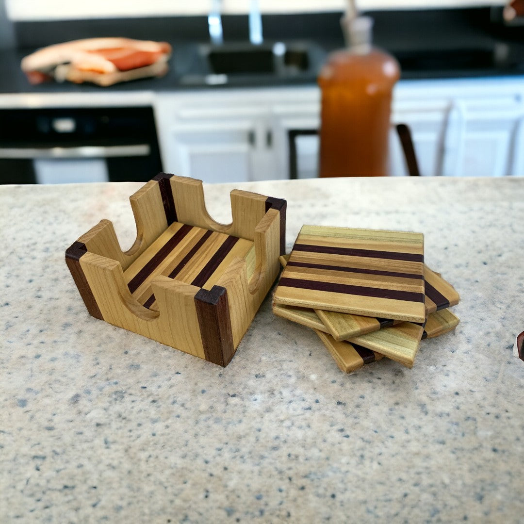 Cutting Board, Charcuterie Board and Coaster Set