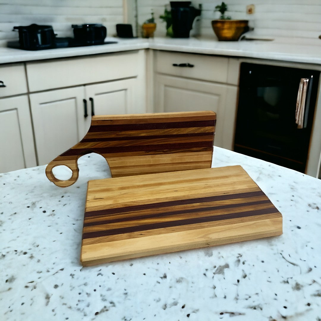 Cutting Board, Charcuterie Board and Coaster Set