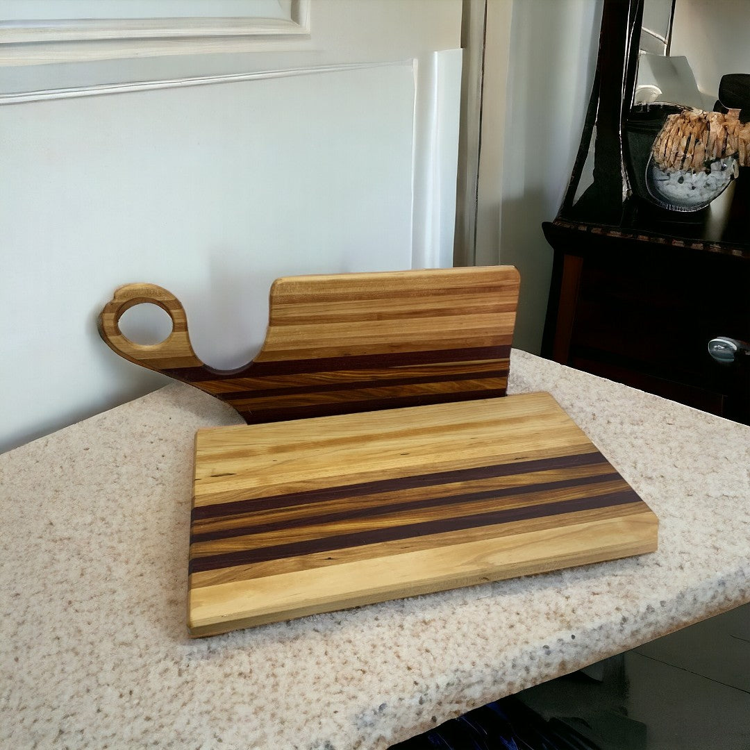 Cutting Board, Charcuterie Board and Coaster Set