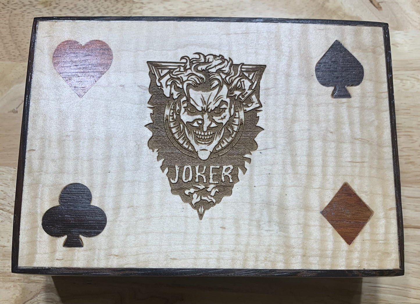 Joker Playing Card Box